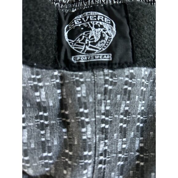 Vintage Severe Sportswear Velcro adjustable pants gray/black/gray/white size L - Picture 4 of 8